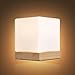 Produktbild ZXW Square Ice Cubes Tischlampe Holz Nachtlicht Tischlampe Schlafzimmer Bedside Lampe E27 * 1