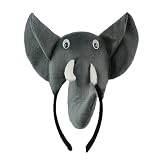 Elefant Kopfband - TOOGOO(R)3D Elefant Kopfband Tier Bauernhof Erwachsene Kinder Kostuem Maske Maskenball