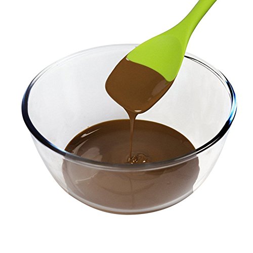 Silikon Küchenhelfer Set,6 Stücke Bunt Antihaftbeschichtung Silikon Kochutensilien,bestehend aus Turner,Schaumlöffel,Schöpfkelle,Löffel,Löffel Spatel,Spoonula,Perfekt Küchenbesteck Set - 4