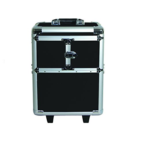 Preisvergleich Produktbild City Lights Abschließbare Aluminium Tasche auf Rädern, silber