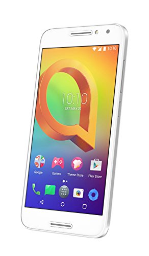 Alcatel A3 Smartphone (12,7 cm (5 Zoll) Display, 16 GB Speicher, Android 6.0) weiÃŸ