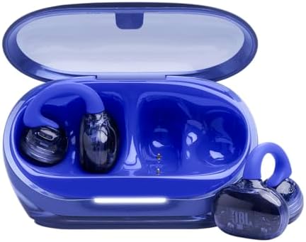JBL Soundgear Clips Cuffie Open-Ear True Wireless, Ghost Blue
