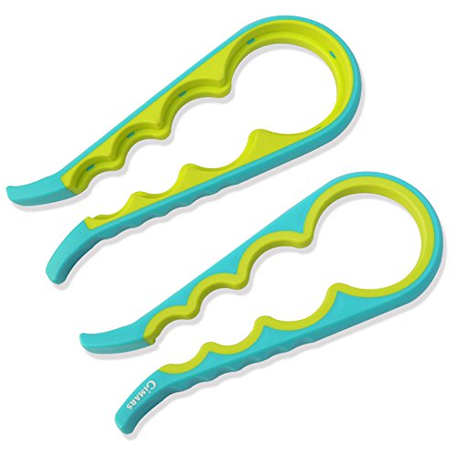 Universal Dosenöffner Flaschenöffner Multi Öffner Set, GIMARS Sicherheitsdosenöffner mit Deckelöffner / Glasöffner, ergonomisches rutschfestes Design, schneidet ohne scharfe Kanten - 5