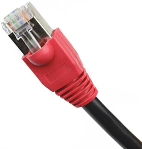 300FT (90M) Cat5e Direct Burial Outdoor Outside Waterproof RJ45 Network RJ45 Patch Cable CMXT Fully Tested Connectors Installed!