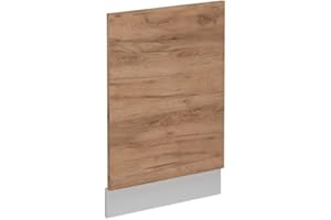 ‎VICCO Vicco Frontblende R-Line, Geschirrspüler Fronttür, Goldkraft Eiche, 45 cm ohne Arbeitsplatte