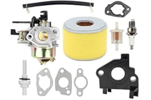 Hippotech Carburateur carburateur avec joint Bougie d'allumage Filtre à air pour Honda GX240 8.0HP GX270 9HP Le moteur remplace 16100-ZE2-W71