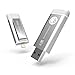 Produktbild Adam Elements® iKlips 2 in 1 Lightning Anschluss (MFI-Zertifiziert) OTG USB 3.0 Flash-Speicher Laufwerk Speicherstick Speichergerät Datenspeicher Flash Drive Festplatte Speichererweiterung 16GB für Apple iOS iPhone 5 iPhone 5S iPhone 6 iPhone 6 Plus iPad 4 iPad Air iPad Air 2 iPad mini 2 iPad Mac PC Silber HK652