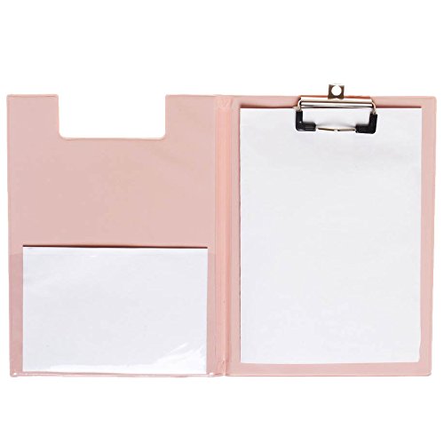 SAMAJU - carpeta con clip Carpeta A5 de clip con tapa para conferencias
A5 pr ctica para escribir archivos color rosa