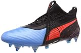 Artikeltyp: Schuhe Puma Herren ONE 19.1 Mx SG Fußballschuhe Blau (Bleu Azur-Red Blast Black), 44.5 EU