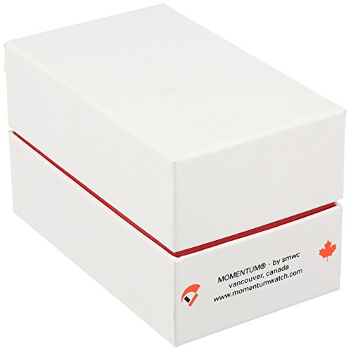Momentum Mens Quartz Watch, Analogue Classic Display and Rubber Strap 1M-SP58L1B