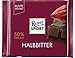 Produktbild RITTER SPORT Halbbitter (12 x 100 g), Bitterschokolade mit 50% Kakao, zart-herbe, dunkle Tafelschokolade, Schokolade aus edlen Kakaobohnen