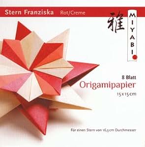 Origami Star Franziska With Instructions German Redcream