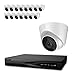 Produktbild hiwatch von HIKVISION 4 MP IP Sicherheit Kamera System mit 16 CH POE HD NVR und 16 x 4 Megapixel 2688 x 1520 wetterfest CCTV Turret Dome Kamera, Power over Ethernet Kit