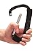 Sigee Stroller Hook - Universal Pram Clip Buggy Bugaboo Pushchair Stroller Clip Hook Carrier Holder Hook and Shopping Bag Carrier Holder (Black)