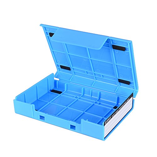 ORICO Festplatte Schutzhülle 2 Stücke 3,5 Zoll HDD Schutz Tasche Anti-Statik Case in Blau, PHP35 - 2