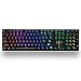 Produktbild MechanicalEagle Z-77 RGB-Beleuchtung Einstellbare LED 87 Tasten Mechanische Gaming Tastatur {US layout } mit Blau Switches DIY Austauschbar Switches (Schwarz)
