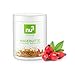 Produktbild nu3 Bio Hagebuttenpulver | 150g Dose | feine Zutat für Joghurts, Smoothies und Müsli | enthält viele Mineralstoffe & Vitamin C | aus dem süden von Chile | Vegan | frei von Gluten und Laktose