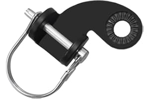 Divono Attelage Remorque Velo, Coupleur de Remorque de Vélo Attelage de Remorque de Vélo, Attache Remorque Velo, Coupleur pour Remorque de Vélo pour la Plupart des Remorques de Vélo(Noir)