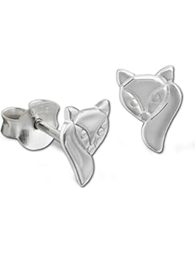 SterlinX Kids Ohrring Stecker silber Fuchs Kinder Ohrring aus 925er Sterling Silber D1SDO8215J