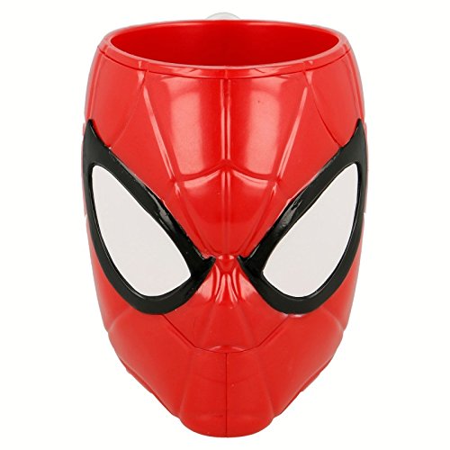 TAZA PS 3D 290 ML SPIDERMAN RED WEBS