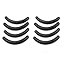 Homgaty 8 Pcs Replacement Eyelash Curler Rubber Pad Cushion (Black)
