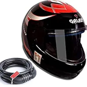 TORSO FULL FACE RED KIMI HELMET WITH HELMET LOCK