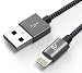 Produktbild Rampow Lightning Kabel - iPhone Ladekabel - [Apple MFi zertifiziert] - iPhone Kabel kompatibel mit iPhone XS, iPhone XR, iPhone X, iPhone 8, iPhone 7, iPhone 6, iPad - iOS 12 - 2M Space Grau