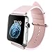 Produktbild Yopin pple Watch Bracelet, 38mm Apple Watch Band Sport Band for Apple Watch Nike + Series 1 Series 2 Series 3 (Pink, 42)
