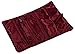 Purple Wine Red Embroidered Floral Silk Make Up Bag/ Wrap /Jewellery Roll