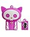 Produktbild Tribe FD015303 Skelanimals Pendrive 4 GB Simpatiche Chiavette USB Flash Drive 2.0 Memory Stick Archiviazione Dati, Portachiavi, Kit the Cat, Rosa