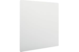 ‎NOBO Nobo Magnetisches Whiteboard ohne Rahmen, 450 x 450 mm, individuell erweiterbare Whiteboardtafel, ideal für Büros und Teamarbeit, Stahl, Weiß, 1915655