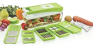 SHOPPING MART Multipurpose Vegetable and Fruit Chopper Cutter Grater Slicer 14IN1