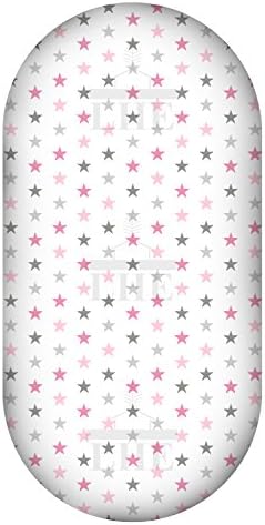 LHE Baby COT CRIB MOSES BASKET patterned fitted sheets size 38x80 40x90 120x60 140x70cm 100% cotton 47 DESIGNS (38X80 MOSES BASKET, PATTERN 86)