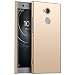 Produktbild for Sony Xperia XA2 Ultra Hülle, ZUERCONG [Matte Serie] Ultra Dünn Slim Cover Case Anti-Fingerabdrücke Shockproof Handytasche Hartplastik Schutzhülle für Sony Xperia XA2 Ultra, Glattes Gold