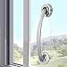 Produktbild Griffstangen Badezimmer wannengriff adsorptionsplatte Bad dusche Griff Balance bar Alter Mann,Kind,wc,Badezimmer,einfach zu bedienen langes Design (2-Pack),Silver