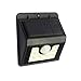 Produktbild FHTD Solarleuchten Motion Sensor Sicherheitsleuchten 3-in-1 Wasserdichte Solar Betriebene Leuchten Outdoor-Leuchten Für Garten, Zaun, Terrasse, Hof, Gehweg, Einfahrt, Treppe, Außenwand Etc. 8 LED