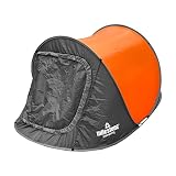 Milestone Camping Tienda instantánea para Dos Personas Naranja