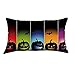 Produktbild AMUSTER Halloween Ghost Kürbis Kissenbezug Sofa Taille Wurf Kissenbezug Home Decor Halloween Startseite Sofa Deko Kissenbezug Hexe Katzen Kürbis Halloween Kissenbezug