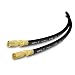 Produktbild HD TV Antennenkabel 2 m Anschlusskabel schwarz vergoldet UHD Kabel 135 dB geschirmt Antenne konfektionierte Koaxialkabel Koax Antennen Kabel Digital 2m Antennekabel 4K ARLI