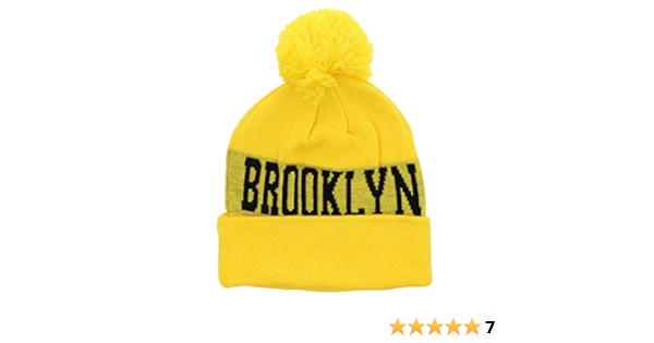 yellow thrasher beanie