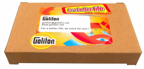 Goliton® Digitale Große LCD-Anzeige Travel Schreibtisch Wecker Uhrzeit Datum Thermometer Kalender Snooze – Schwarz - 5