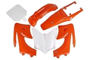 HMParts Carénage Kit Dirt Pit Bike 125-150 CCM Type 2 Orange