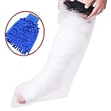 H2OGuard Premium Waterproof Leg Cast Protector | Perfect for Shower & Bath | Easy to Clean | Reusable & Extremely Durable | Unisex Adult | Half-Leg Design