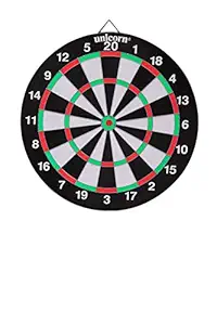 Unicorn 2400006 Dartboard (Black/Silver)