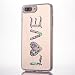 Produktbild iPhone 7 Plus Hülle, Chreey [Love] Dynamisch Flüssig Treibsand Glitzer Pailletten Transparent Handyhülle Kristall Schutzhülle Hart Schale TPU Silikon Bumper Case Weiche Rand [Gold]