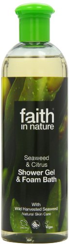Faith In Nature Organic Seaweed Foam Bath and Shower Gel 400ml