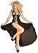 Produktbild Noir Handmade Clubwear Damen-Kleid aus Tüll und Wetlook Partykleidung Größen M