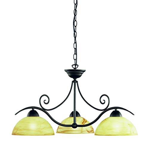 Preisvergleich Produktbild WOFI Pendelleuchte, metall, E27, cremefarben