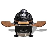 vidaXL Kamado Barbecue Grill Räucherofen Keramik 44 cm