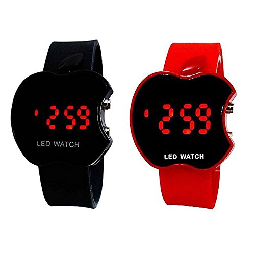 Pass Pass New Black & Red Led Digital Watch for Kids.(Combo) RS.245.00